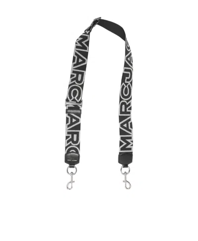 Marc Jacobs Logo-detail Adjustable Shoulder Strap In Black