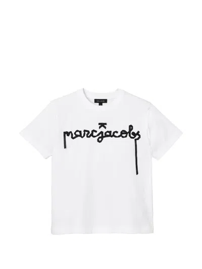 Marc Jacobs Logo-detail Ribbont-shirt In White