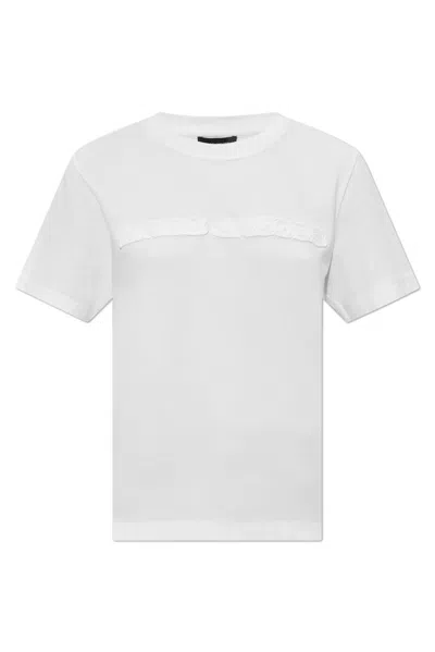 Marc Jacobs Logo Detailed Crewneck T In White