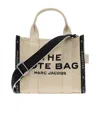 Marc Jacobs The Small Logo Jacquard Tote Bag In Nude
