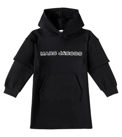 MARC JACOBS LOGO缀饰棉质运动衫式连衣裙