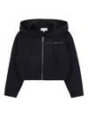 Marc Jacobs Logo-embellished Hoodie In Black