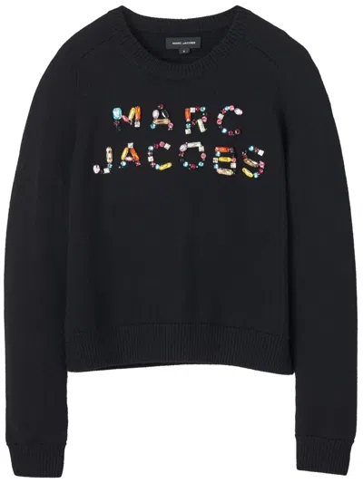 MARC JACOBS LOGO-EMBELLISHED SWEATSHIRT