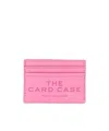 Marc Jacobs Logo Embossed Cardholder In Pink