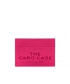 Marc Jacobs The Leather Raspberry Pink Card Case In Pink