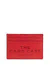 Marc Jacobs Red 'the Leather Card Case' Card Holder