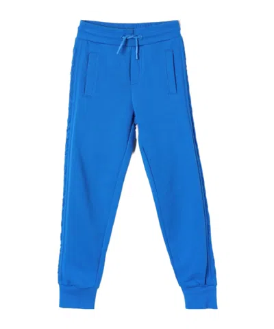 Marc Jacobs Logo-embossed Cotton Track Pants In Blue