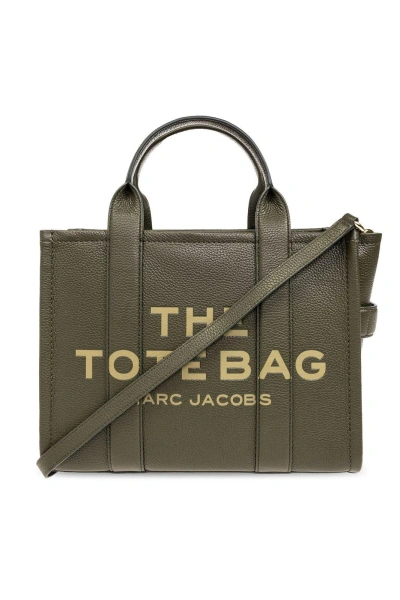 Marc Jacobs Logo-embossed Medium Tote Bag In Verde