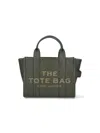 Marc Jacobs Logo Embossed Small Tote Bag In Verde