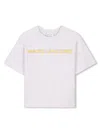 Marc Jacobs Logo-embossed T-shirt In Neutrals