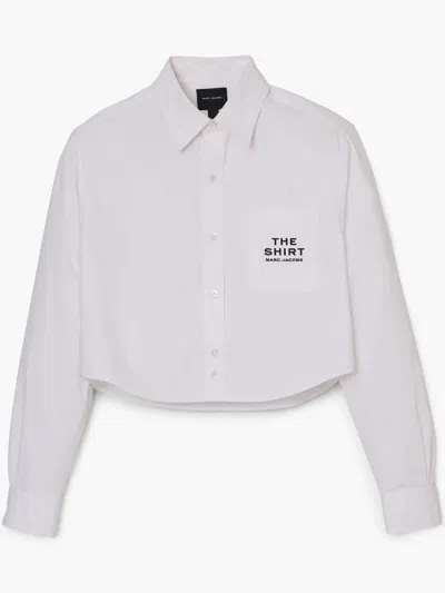 MARC JACOBS LOGO-EMBROIDERED SHIRT