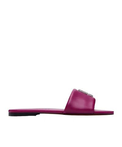 MARC JACOBS LOGO FLAT SANDALS