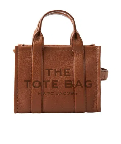 Marc Jacobs Logo Handbag In Brown
