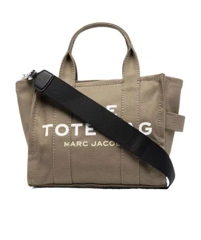 Marc Jacobs Logo Handbag In Brown
