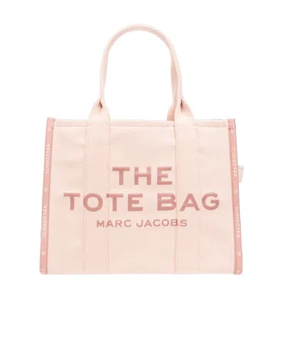 Marc Jacobs Logo Handbag In Nude