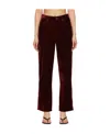 Marc Jacobs Logo High-waisted Straight Trousers In Brown