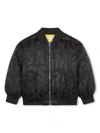 Marc Jacobs Logo-jacquard Bomber Jacket In 黑色