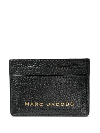 Marc Jacobs Logo-lettering Card Holder In Black