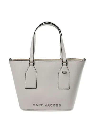Marc Jacobs Logo-lettering Tote Bag In Gray