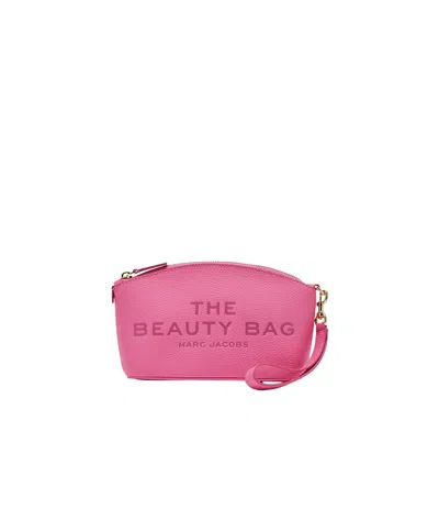 Marc Jacobs Logo Makeup Bag In Pink