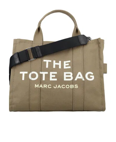 Marc Jacobs Logo One-shoulder Tote Bag In Brown