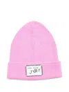 Marc Jacobs Joy Wool Blend Beanie In Pink