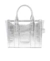 Marc Jacobs Logo-patch Leather Tote Bag In White