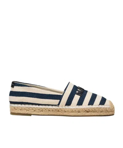 Marc Jacobs Logo Patch The Striped Espadrilles In Blue