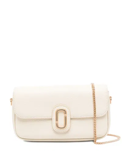 Marc Jacobs The J Marc Clover Pebble Crossbody Bag In Neutral