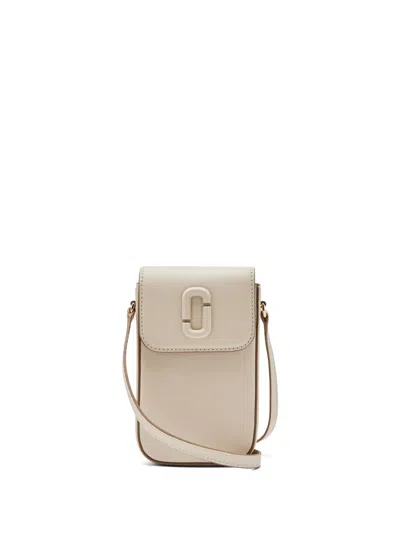 Marc Jacobs Logo-plaque Cross Body Bag In Neutrals