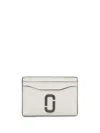 Marc Jacobs Logo-plaque Leather Cardholder In 黑色