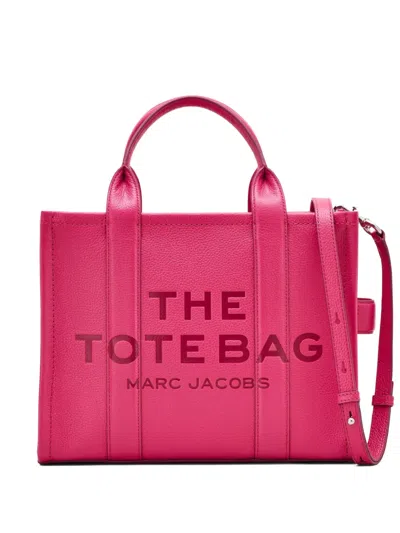 Marc Jacobs Logo-plaque Tote Bag In Pink