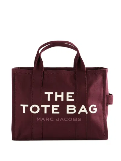 Marc Jacobs Logo-plaque Tote Bag In Red