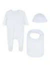 Marc Jacobs Logo-print Babygrow Set (set Of Three) In Blue