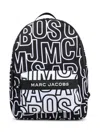 Marc Jacobs Logo-print Backpack In Black