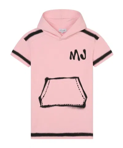 Marc Jacobs Kids' Logo-print Cotton Dress In Pink