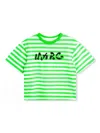 Marc Jacobs Logo-print Cotton T-shirt In Green