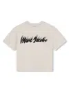 Marc Jacobs Logo-print Cotton T-shirt In Neutrals