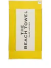 Marc Jacobs Logo-print Cotton Towel In Yellow