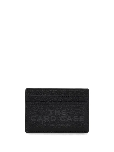 MARC JACOBS LOGO-PRINT LEATHER CARDHOLDER