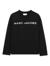 Marc Jacobs Logo-print Long-sleeve T-shirt In Black