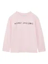 Marc Jacobs Logo-print Long-sleeve Top In Pink