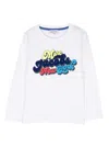 Marc Jacobs Logo-print Long-sleeved T-shirt In White