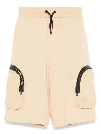 Marc Jacobs Kids' Logo-print Shorts In 中性色