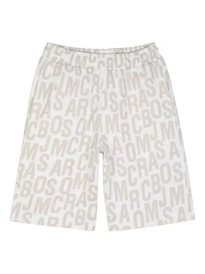 Marc Jacobs Kids' Logo-print Shorts In White