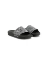 Marc Jacobs Logo-print Slides In Black