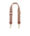 Marc Jacobs Logo-print Strap In Brown
