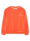 Marc Jacobs Sweatshirt Mit Logo-print In Orange