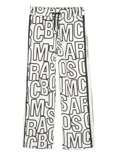 Marc Jacobs Kids' Logo-print Track Pants In Black