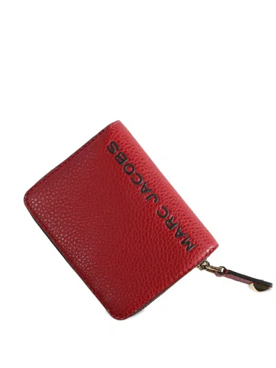 Marc Jacobs Logo-print Wallet In Red